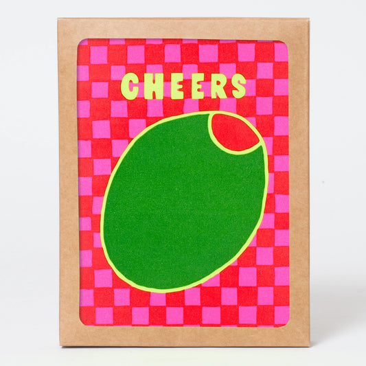 Cheers Olive Greeting Cards - Boxed Set