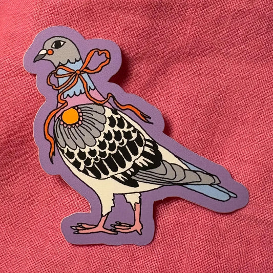 Silly Pigeon Sticker