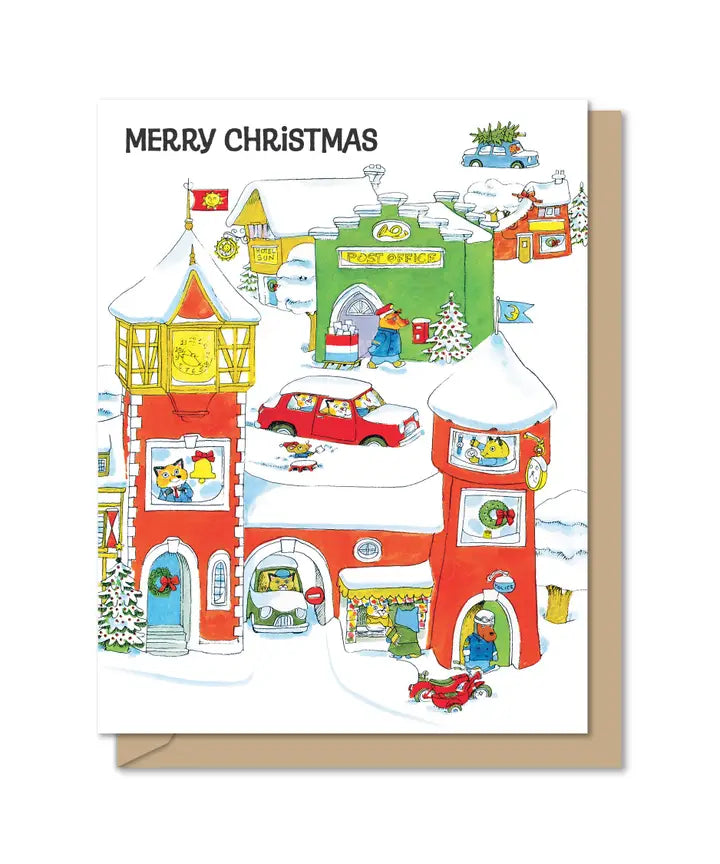 Cozy Christmas Card Set - Box of 6