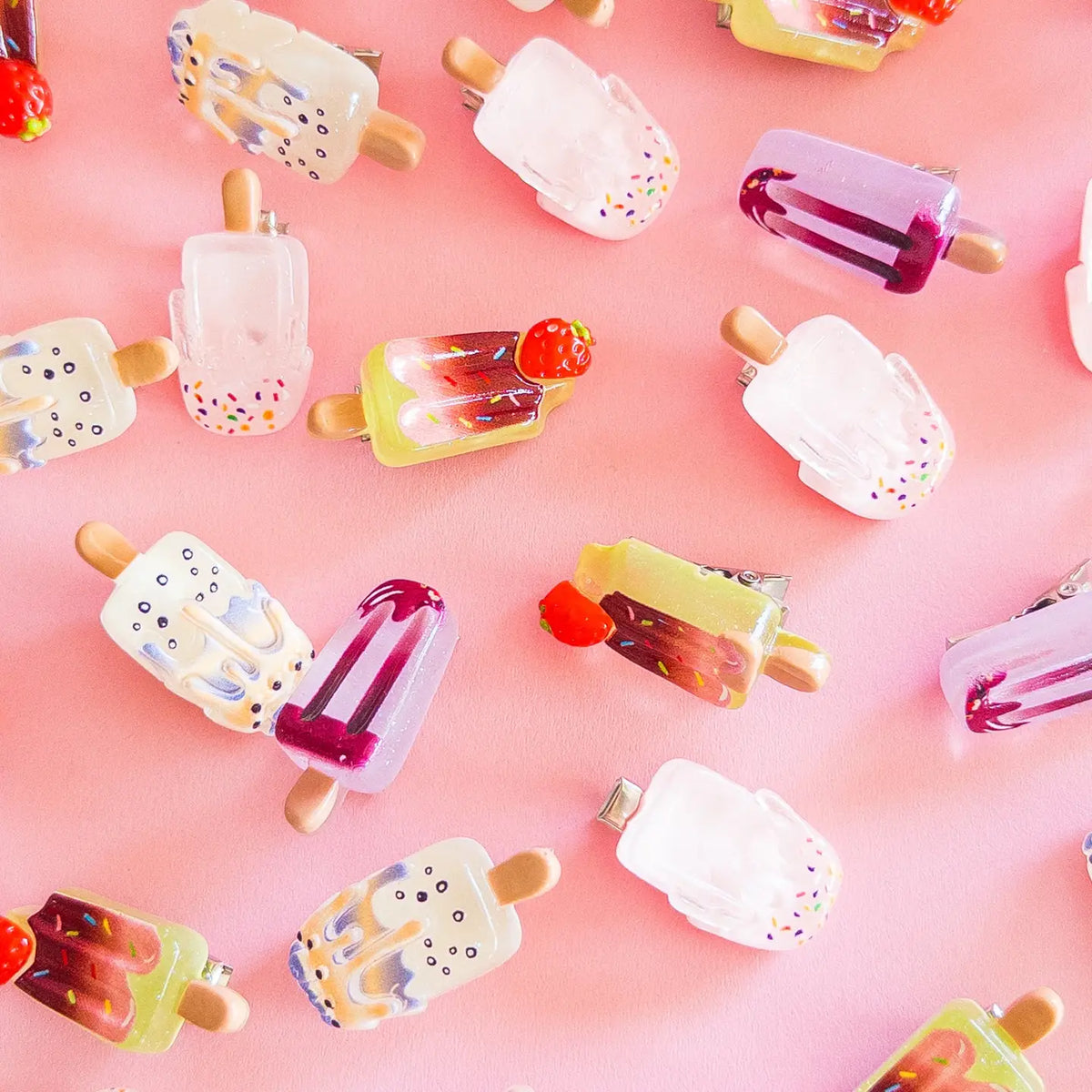 Popcicle Hair Clips
