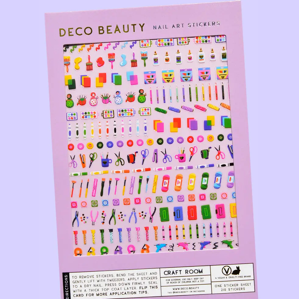 Craft Room Nail Stickers