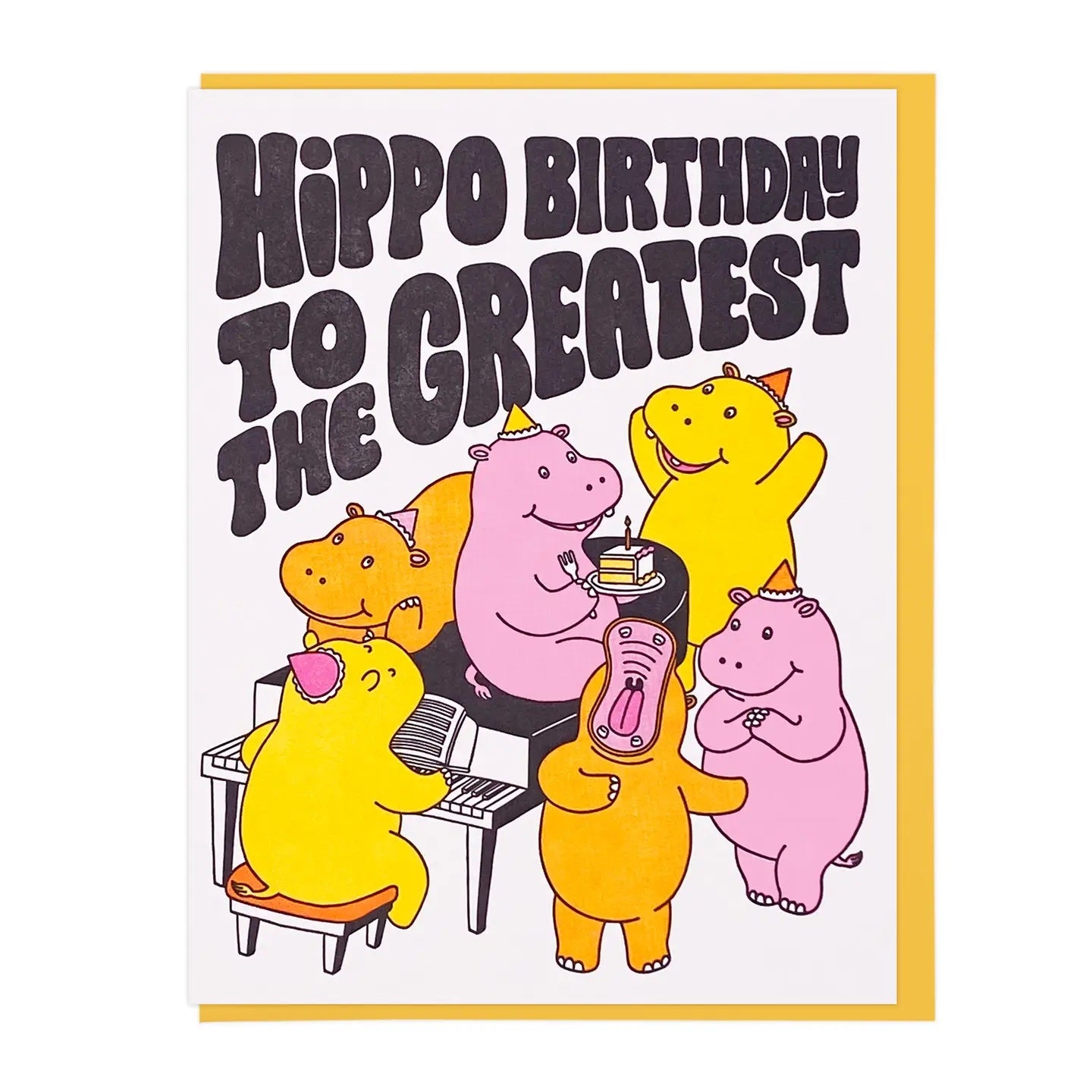 Hippo Birthday Card - Ali's Wagon