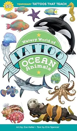 Watery World of Tattoo Ocean Animals