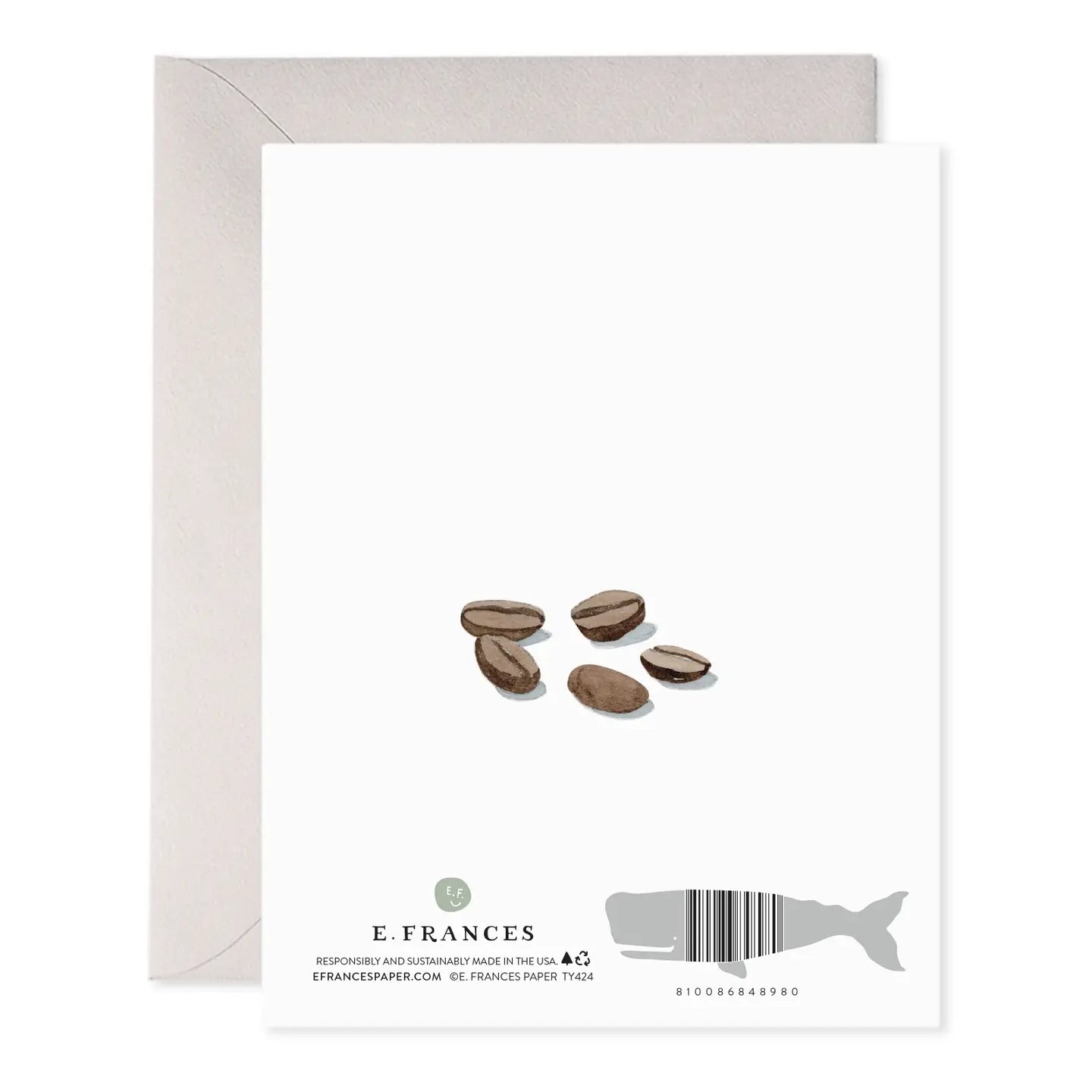 Espresso Thanks Card