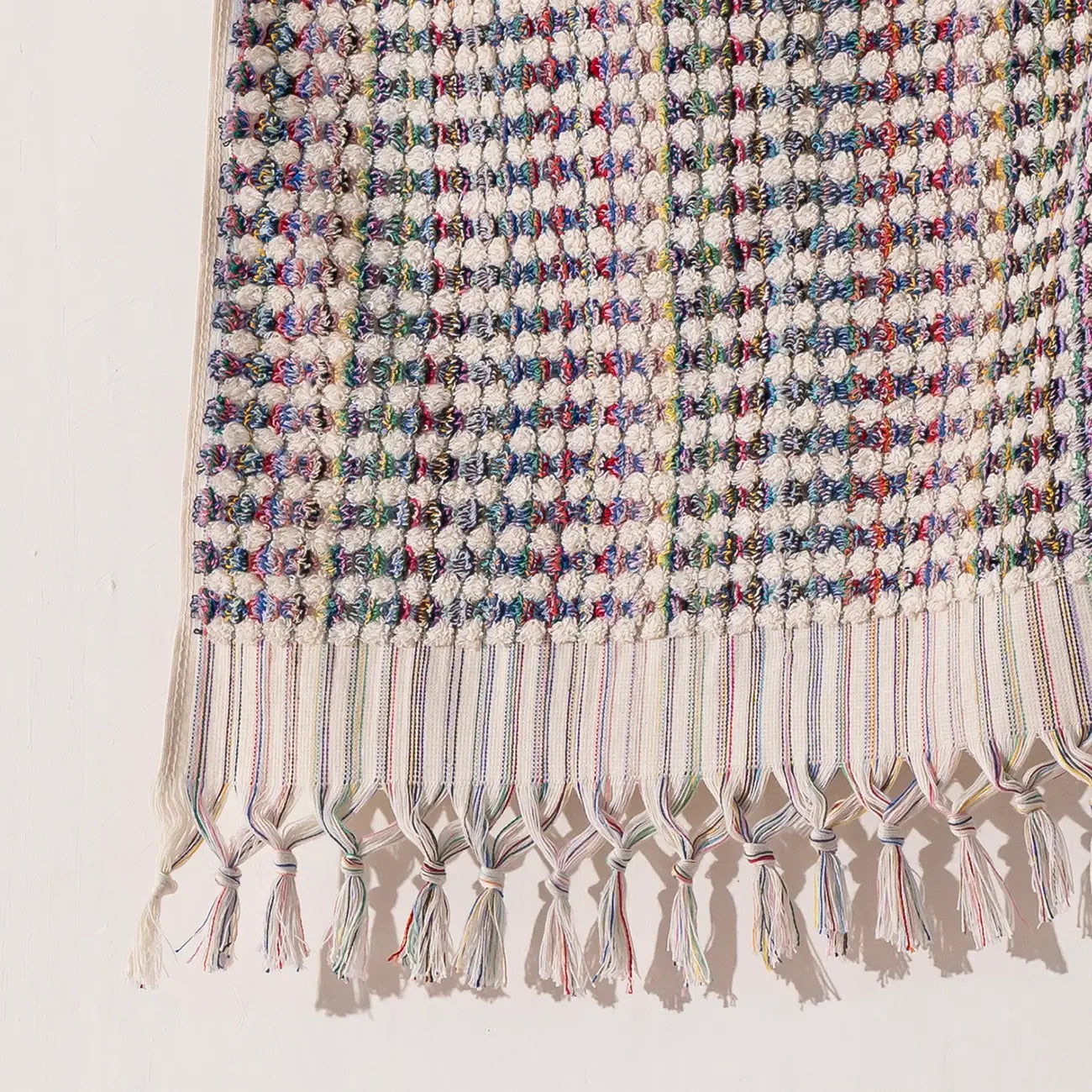 Ali's Wagon Pompom Bubble Turkish Towel - Thumbnail 3