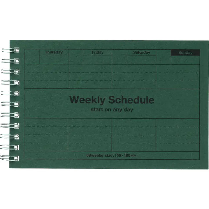 Pocket Size Weekly Planner