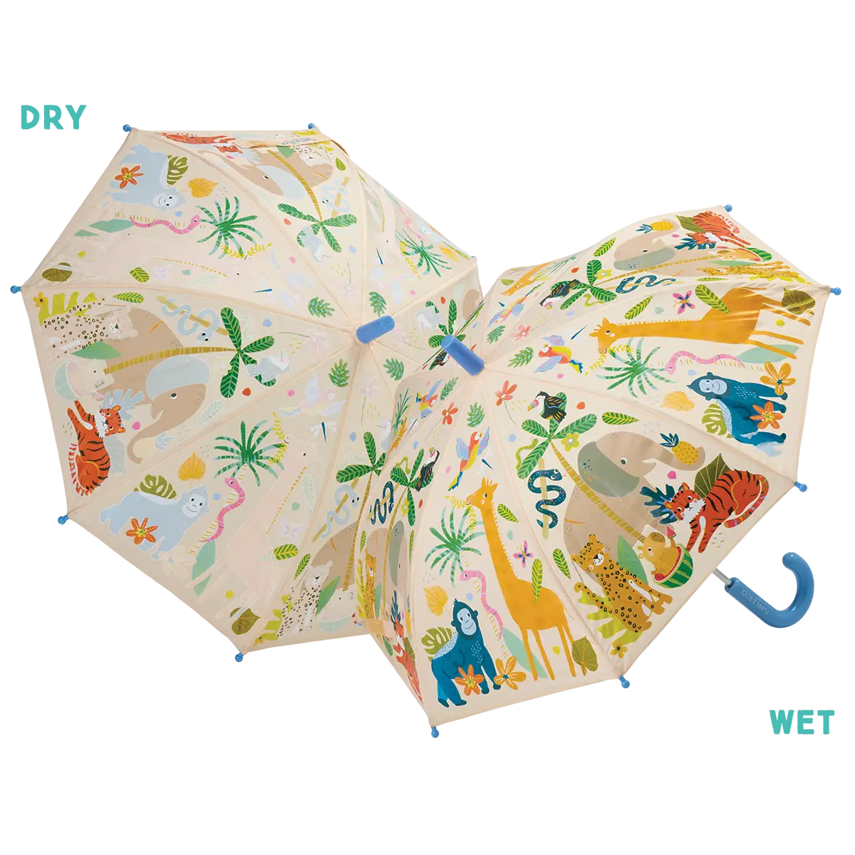 Jungle Animals Color Changing Umbrella