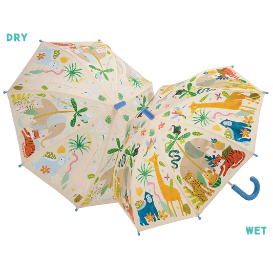 Jungle Animals Color Changing Umbrella