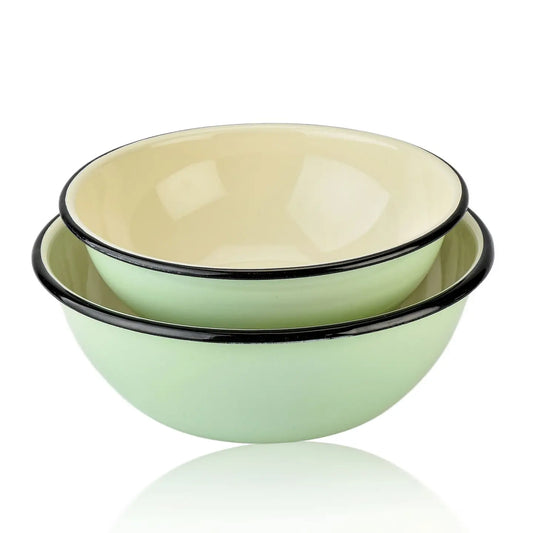 Mint Enamel Bowl