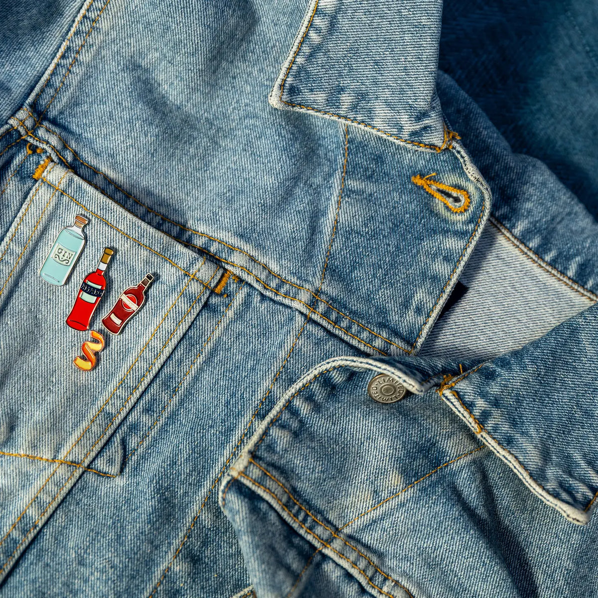 Negroni Cocktail Pin Set