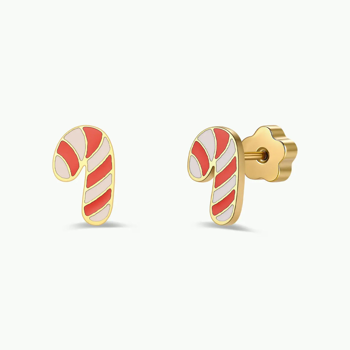 Candy Cane Studs - Kids Collection