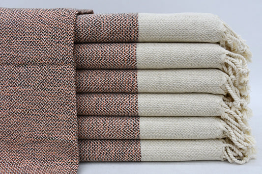 Red Organic Cotton Turkish Bath Towel