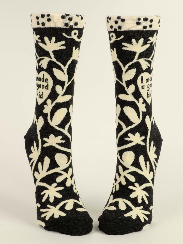 I Made A Good Kid Crew Socks