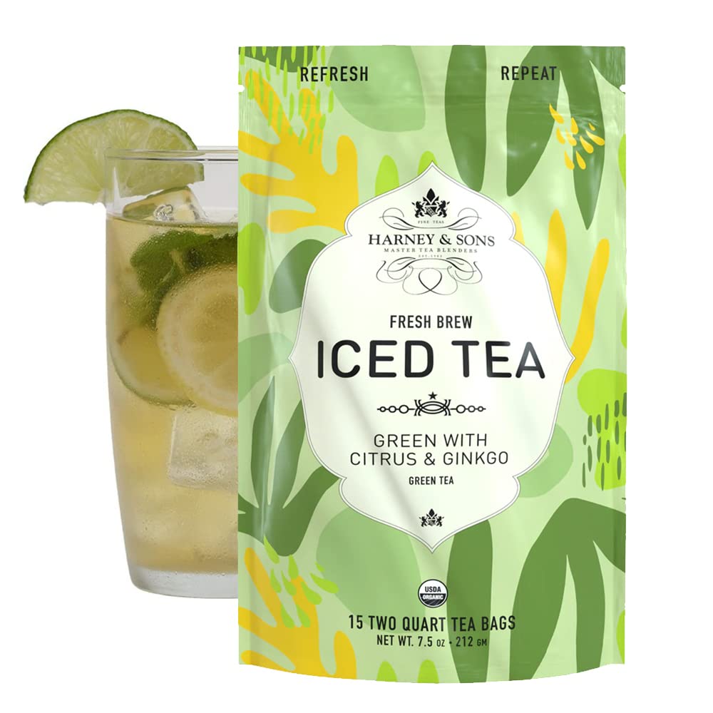 Green with Citrus & Ginkgo Fresh Brew Iced Tea