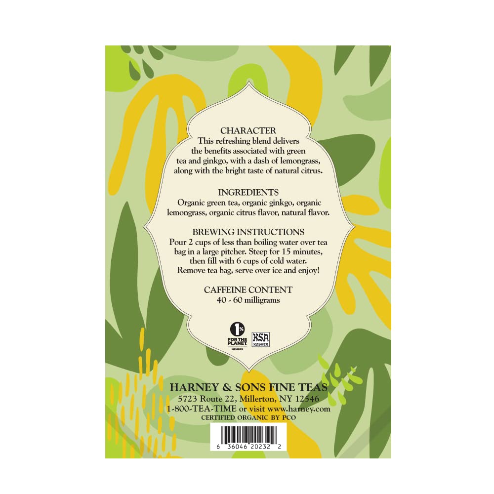 Green with Citrus & Ginkgo Fresh Brew Iced Tea