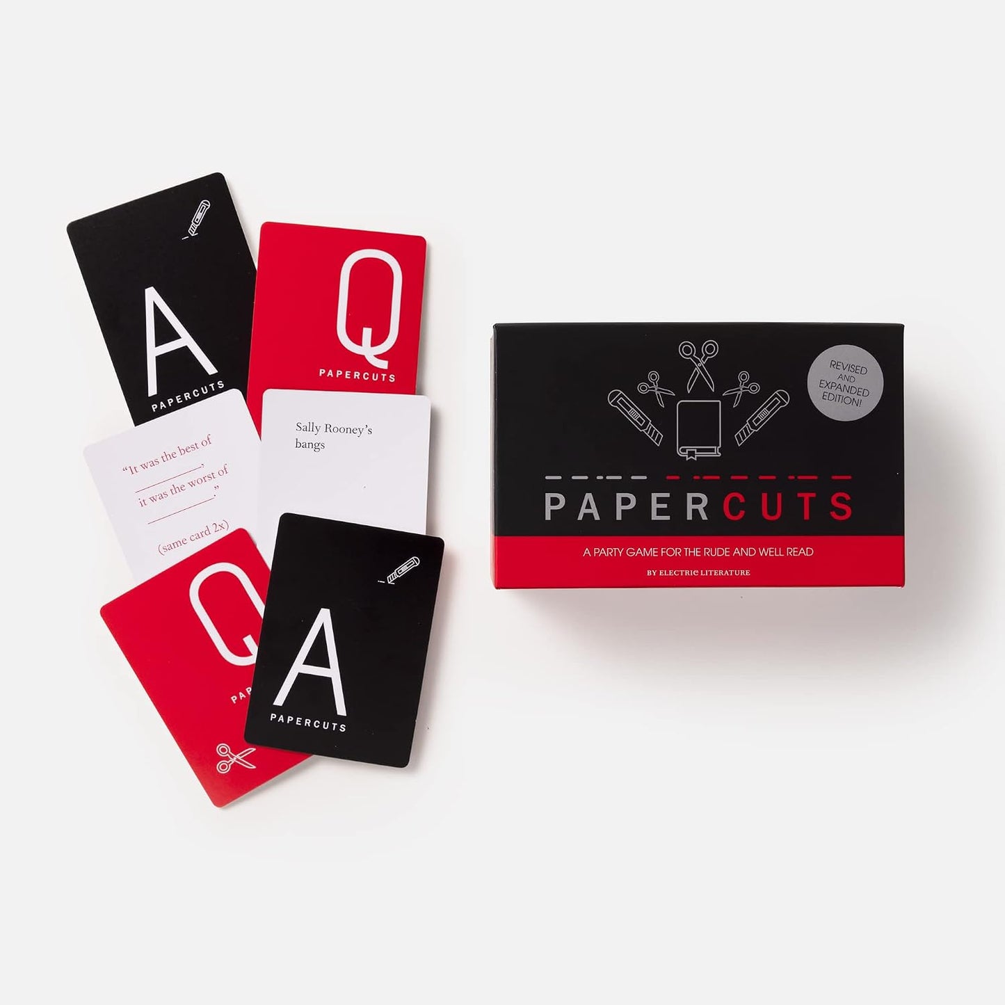Papercuts: A Party Game for the Rude and Well-Read