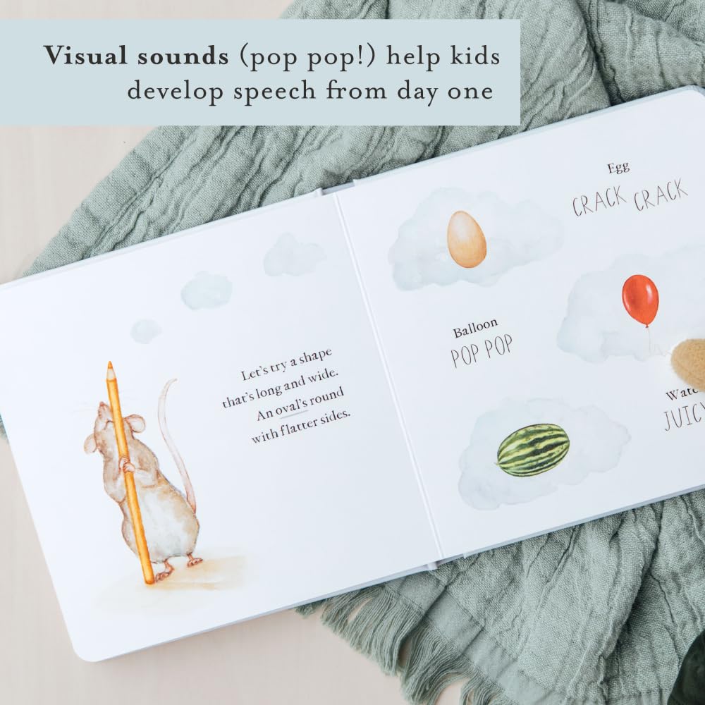 Scribble Scrabble: A Board Book of First Words and Shapes