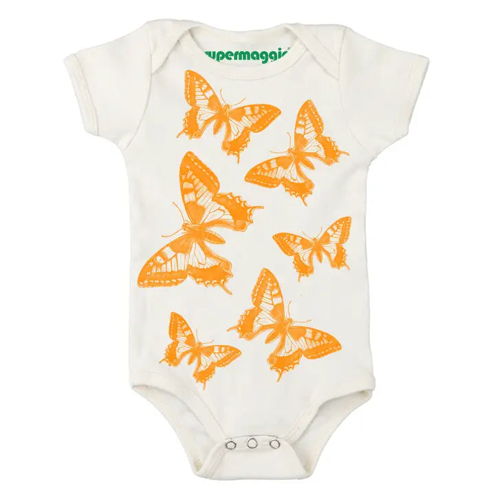 Butterflies Organic Onesie