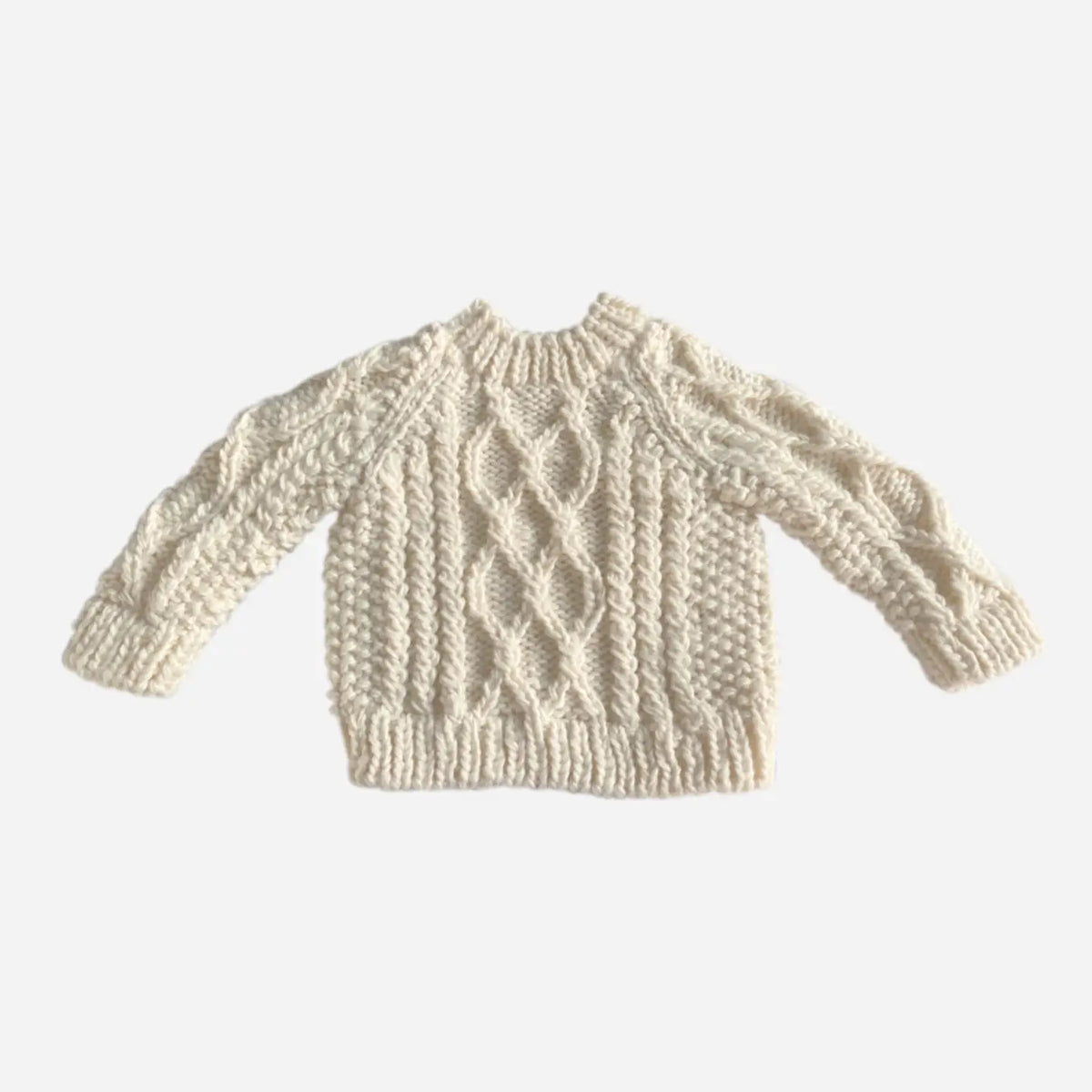 Fisherman Style Baby Sweater