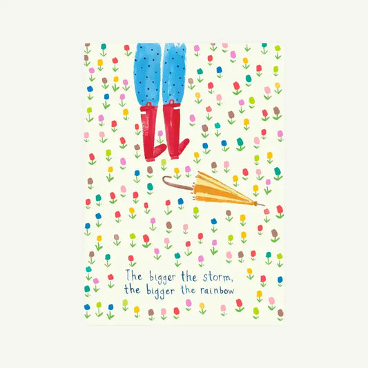 Big Beautiful Rainbow Greeting Card