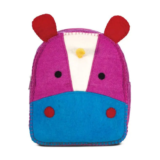 Felted Unicorn Toddler Backpack