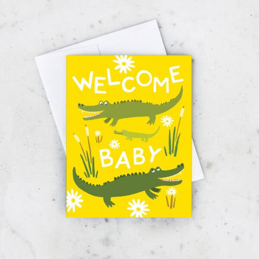 Gator New Baby Card