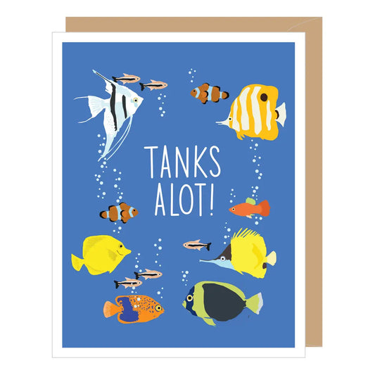 "Tanks Alot!" Thank You Card