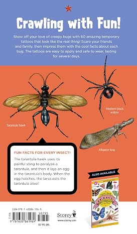 Creepy Crawly Tattoo Bugs