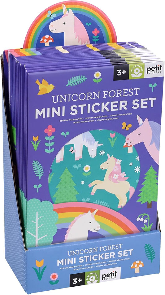 Mini Sticker Set: Unicorn Forest