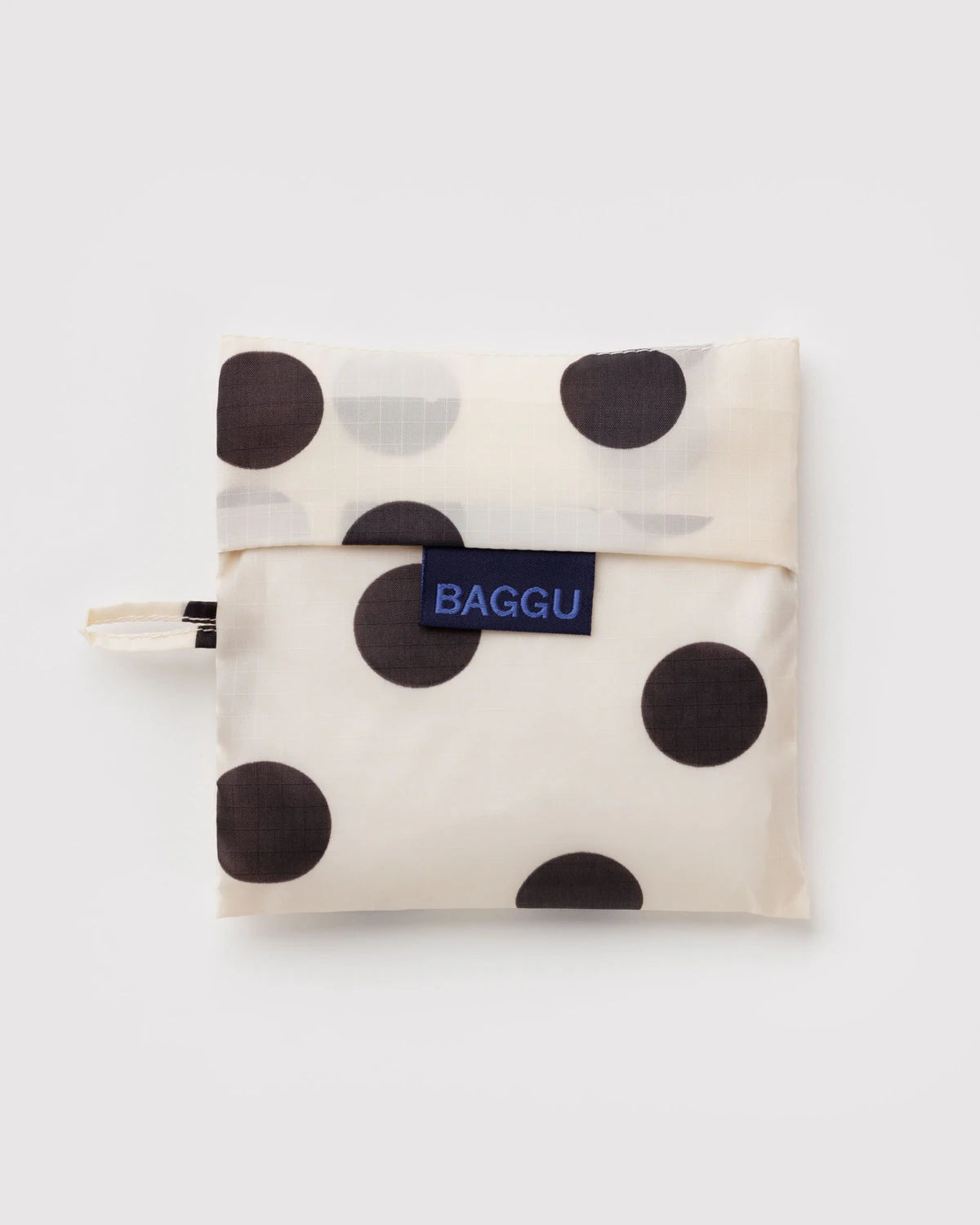 Cream and Black Polka Dot Reusable Bag