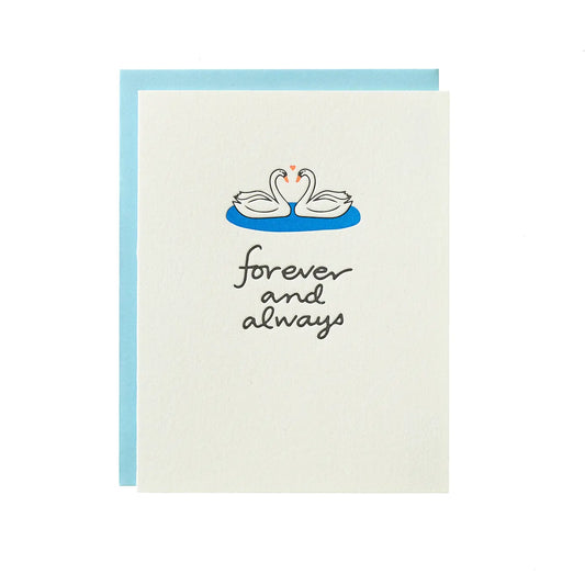 Forever and Always Wedding/Anniversary Card