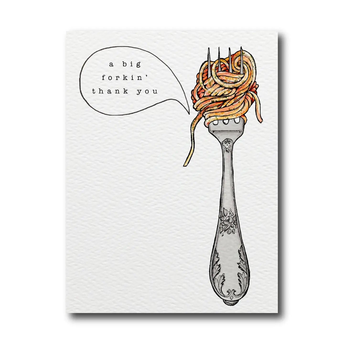 A Big Forkin' Thank You Card