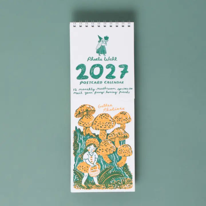 2027 Phoebe Wahl Postcard Wall Calendar