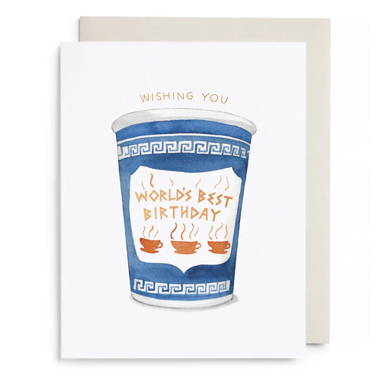 World's Best Coffee Birthday Card