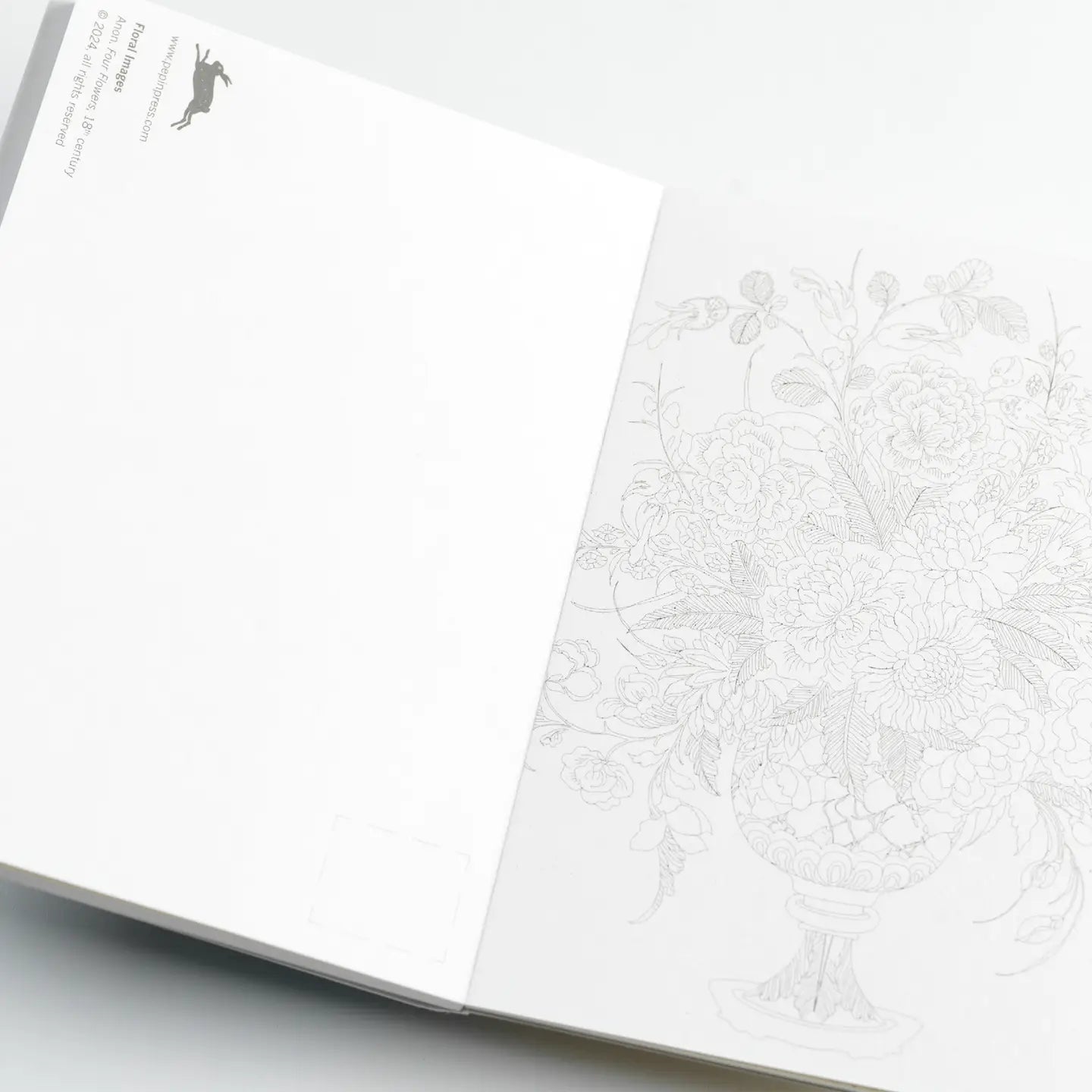Floral Images Watercolour Postcard Book