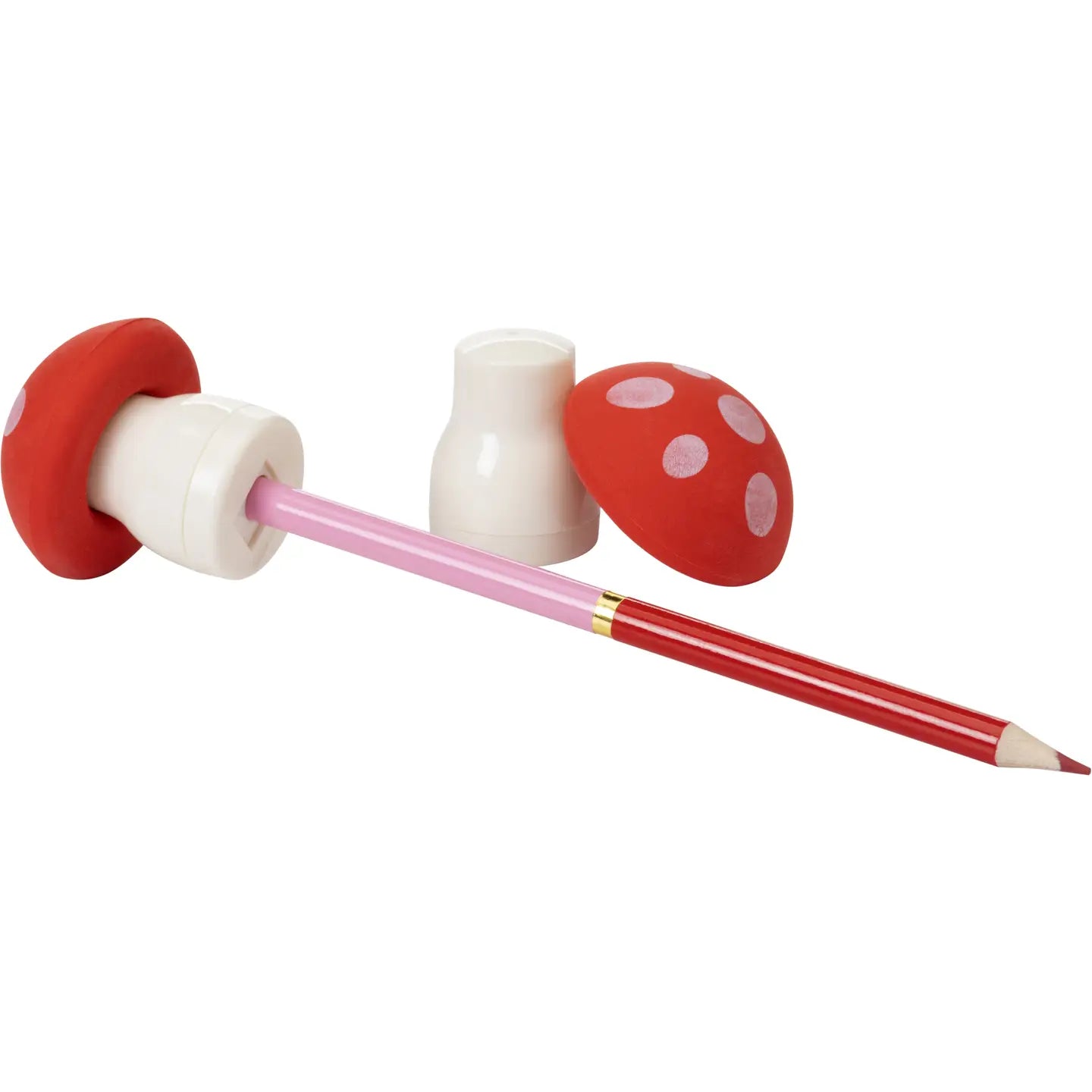 Mushroom Pencil Sharpener and Eraser