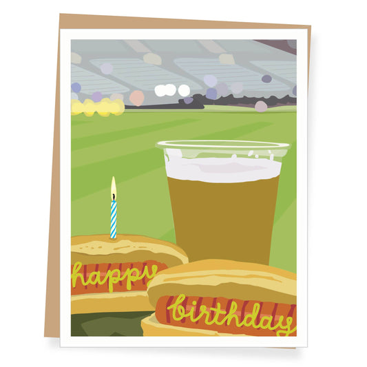 Score Big Stadium Birthday Card - Ali's Wagon