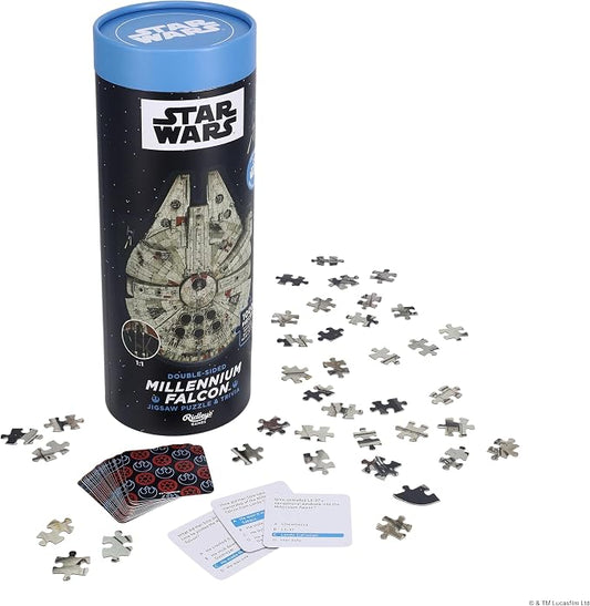Star Wars Millenium Falcon 1000 Piece Puzzle & Trivia