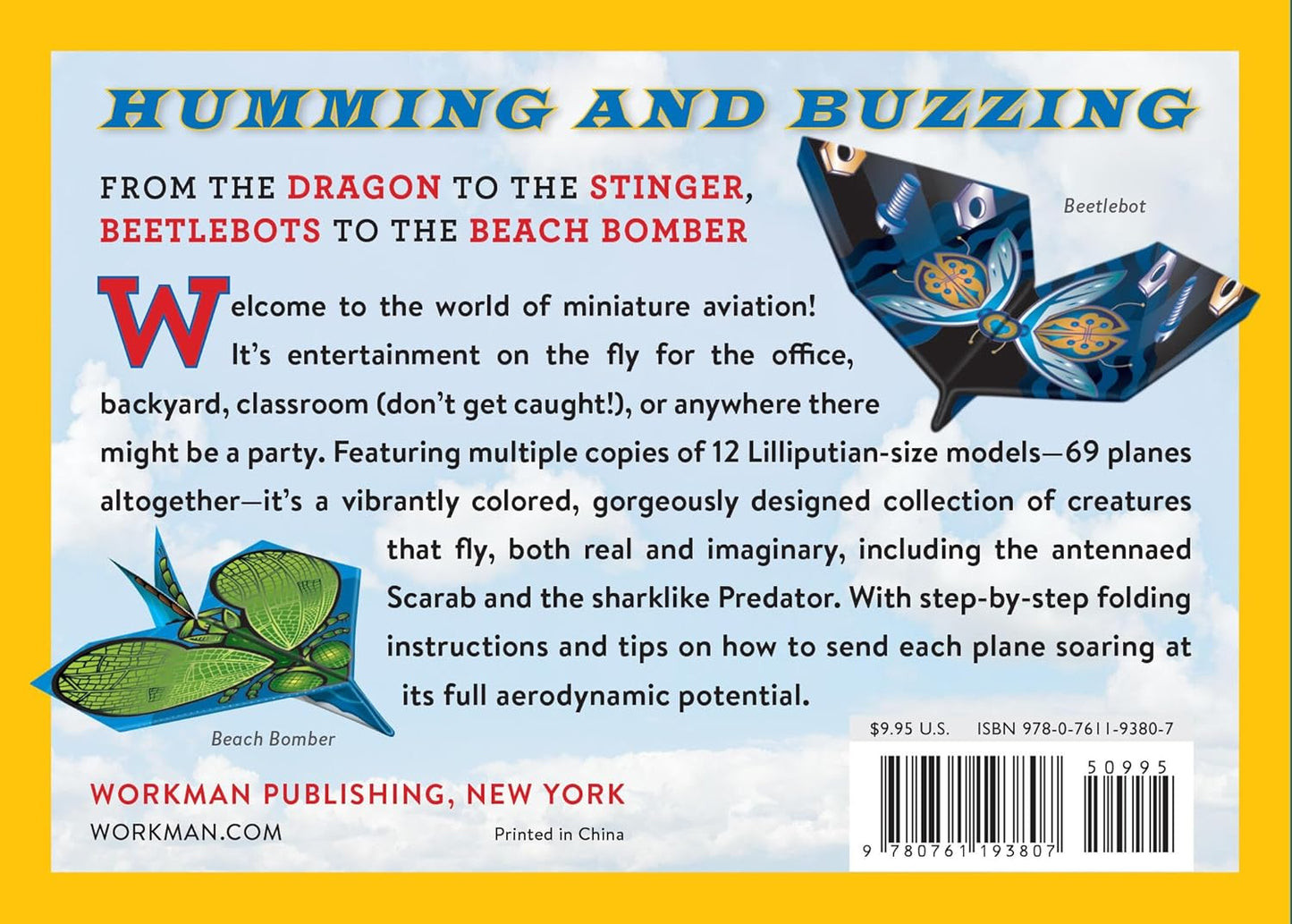 Flying Creatures Paper Airplane Book