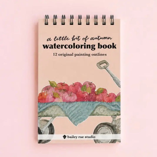 Mini Watercoloring Book - A Little Bit of Autumn