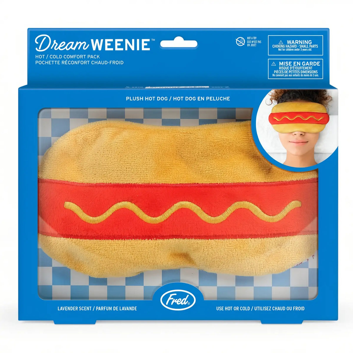 Hot Dog Hot/Cold Eye Pillow