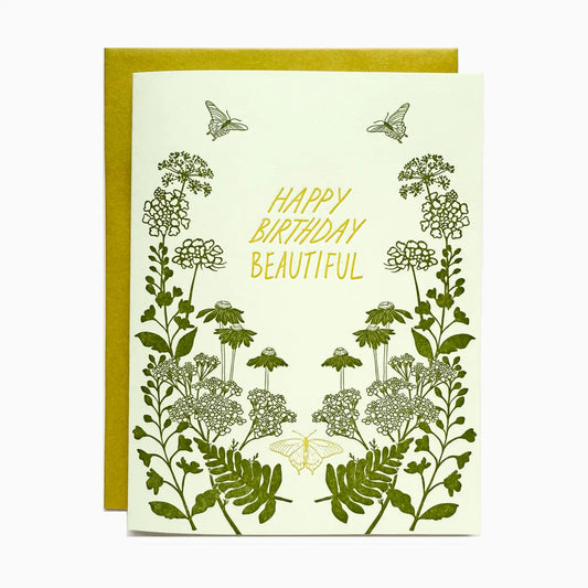 Happy Beautiful Birthday Card