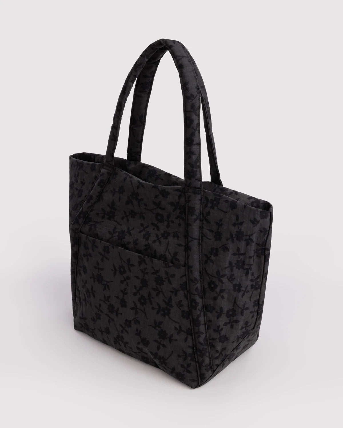 Charcoal Ditsy Floral Cloud Bag