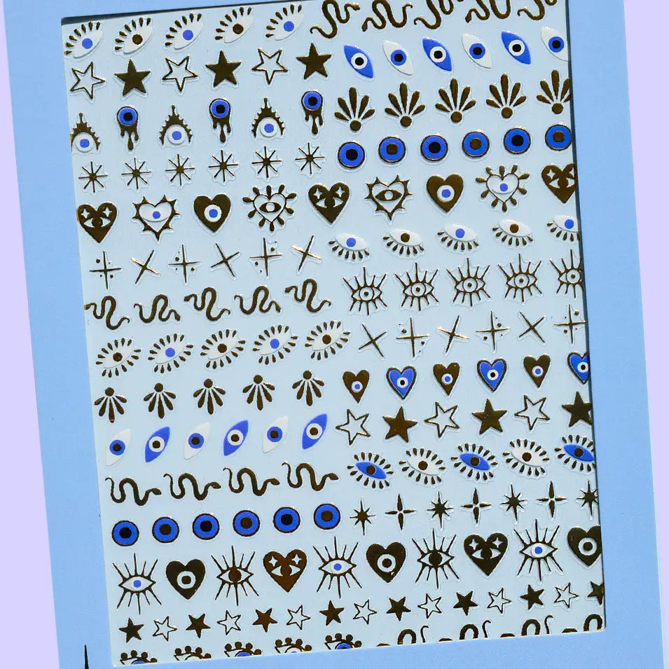 See No Evil Nail Stickers