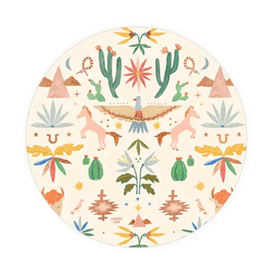 Western Toile Seedlings Coaster