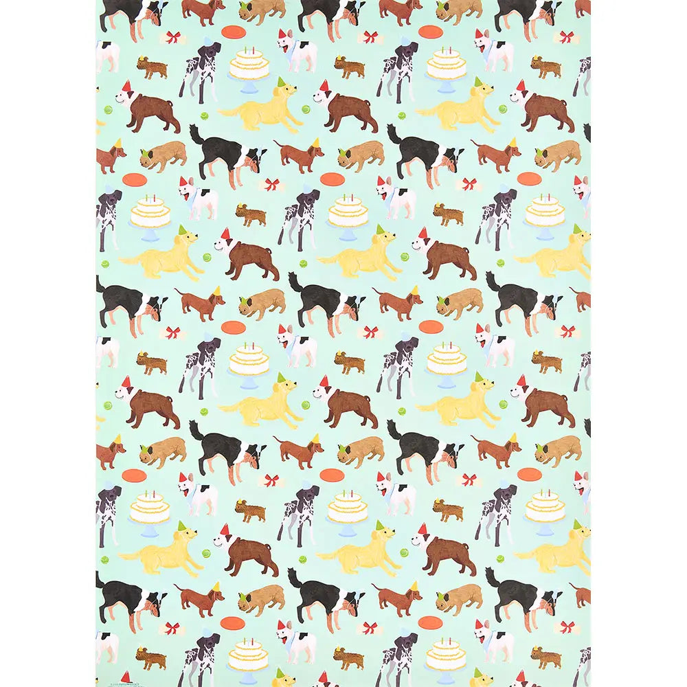 Birthday Dogs Wrapping Paper