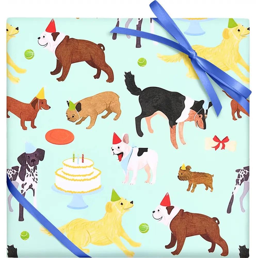 Birthday Dogs Wrapping Paper