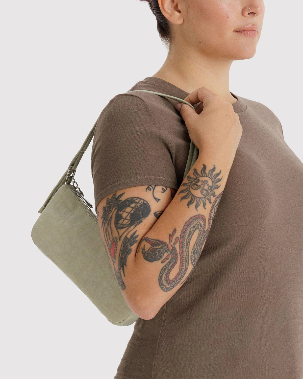 Celadon Nylon Pochette - Ali's Wagon