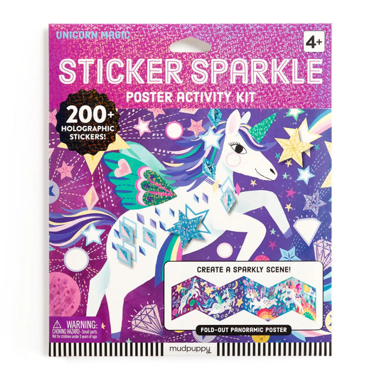 Sticker Sparkle Poster Activity Kit: Unicorn Magic