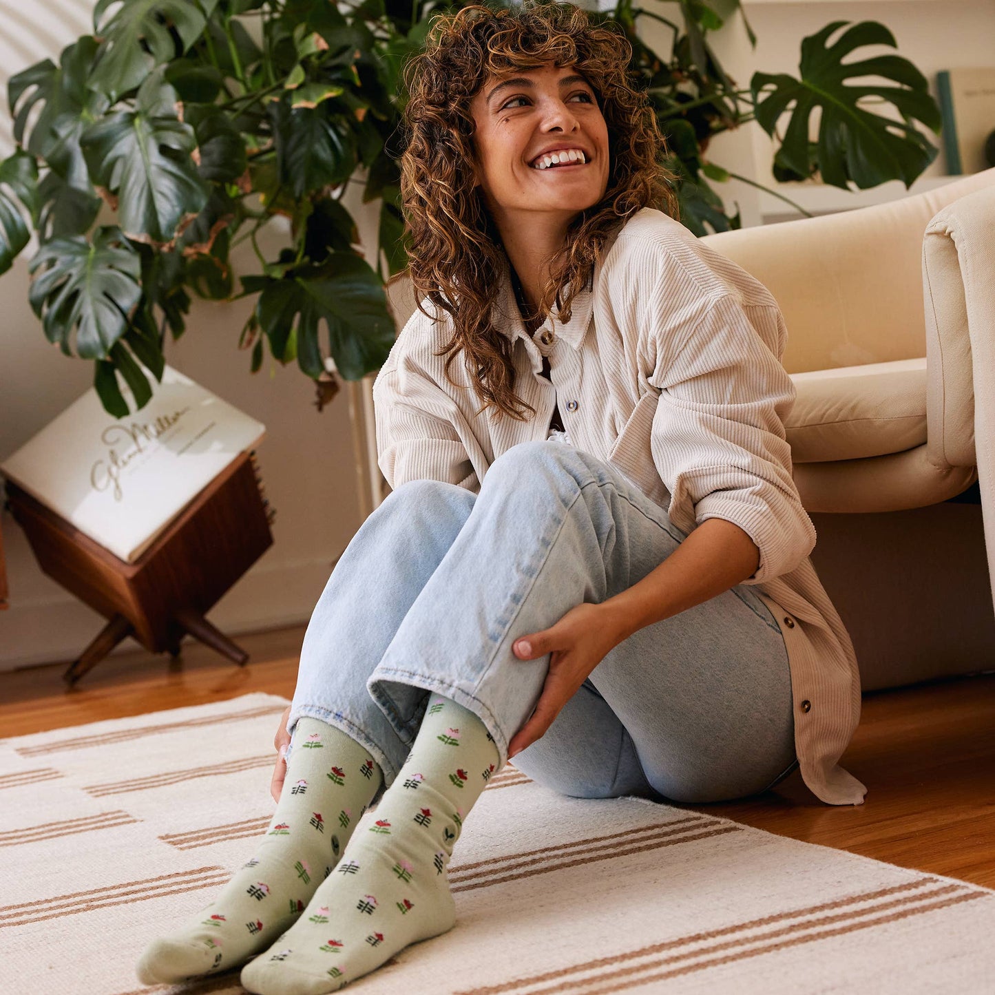 Socks that Plant Trees (Green Tulips)